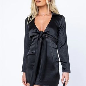 NWT Black Mini Dress Long Sleeves